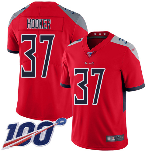 Tennessee Titans Limited Red Men Amani Hooker Jersey NFL Football #37 100th Season Inverted Legend